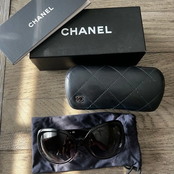 Authentic used Chanel sunglasses chanel sunglasses women authentic used | eBay main image 3
